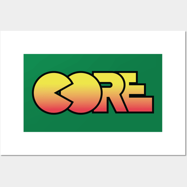 Tomb Raider – Core Design Logo Wall Art by GraphicGibbon